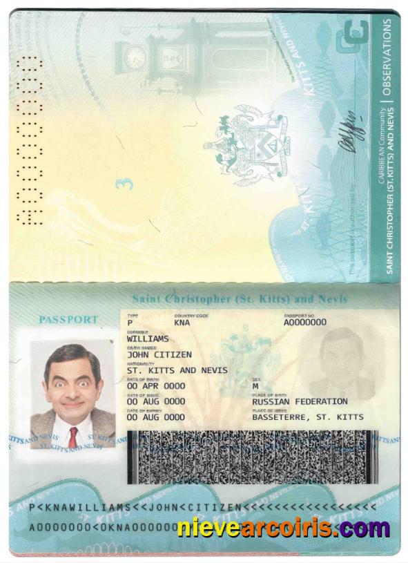 Saint Kitts and Nevis passport